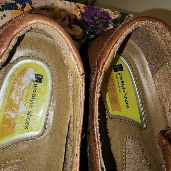 DOCKERS EUC MENS SIZE 11 PROPOSAL SLIPON PLAIN TOE LEATHER SHOES - Picture 6 of 8